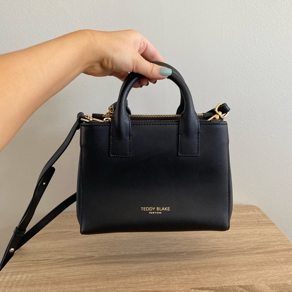 Teddy Blake Bella Palmelatto 9” Black/Red Purse - Picture 4 of 6